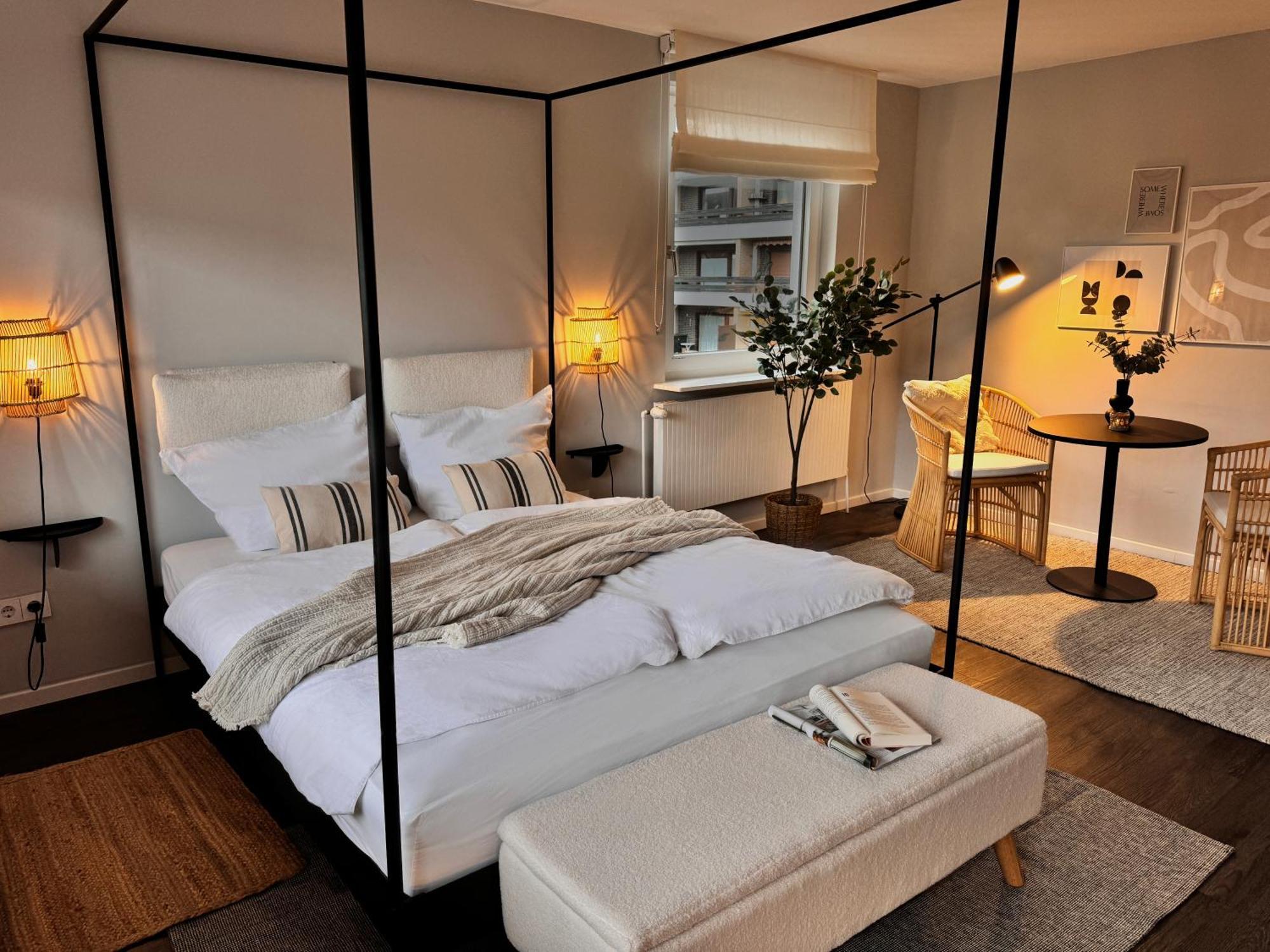 Seaside Rooms - Design-Apartment Mit Balkon & Parkplatz - Inklusive Strandkorb Direkt Am Wasser Und Spa & Sauna Saisonal Büsum Esterno foto